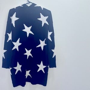 Peach Love California Long Star Cardigan